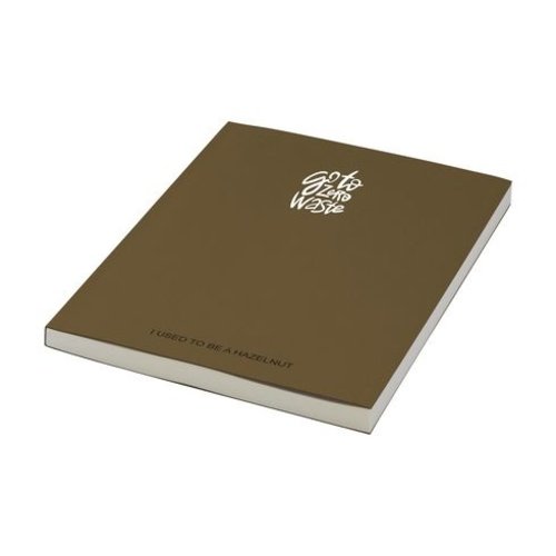 Notebook Agricultural Waste A5 W12410 van agrarisch afval en gerecycled papier met 100 pagina’s en softcover