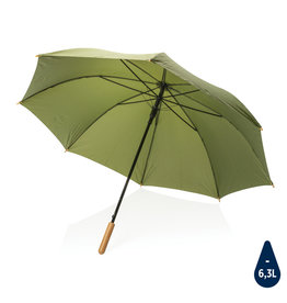 AWARE RPET auto open bamboe paraplu P850.667