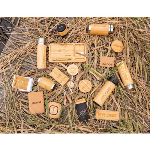 Bamboe 5W draadloze oplader rond P308.229