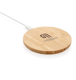 Bamboe 5W draadloze oplader rond P308.229