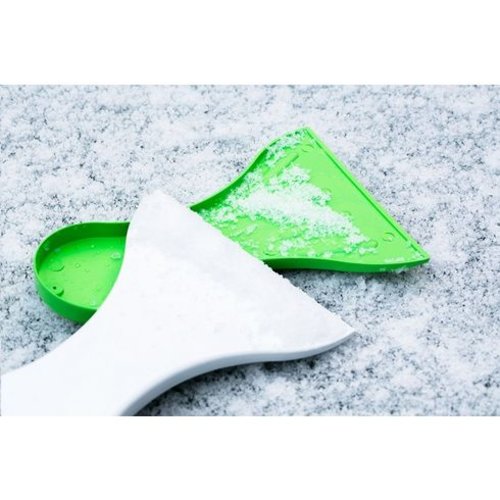 DeBle social plastic ijskrabber bedrukt W146 duurzame winter ijskrabber voor bedrijven