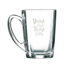 Koffietassen bedrukken Eigentijds theeglas