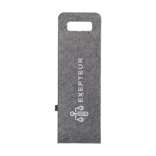 Wine Bag-to-Give GRS RPET wijntas 261354 bedrukt met logo