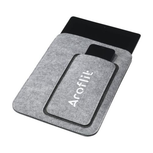 DéBlé RPET Felt Tablet Sleeve 10,2 inch tablethoes bedrukken met logo