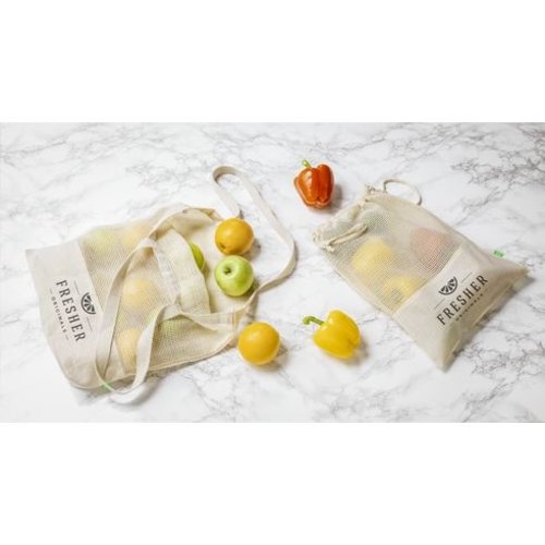 Boodschappentassen bedrukken Natura Organic Mesh Bag fruitzakje 2658