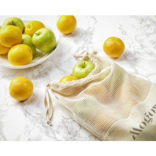Boodschappentassen bedrukken Natura Organic Mesh Bag fruitzakje 2658