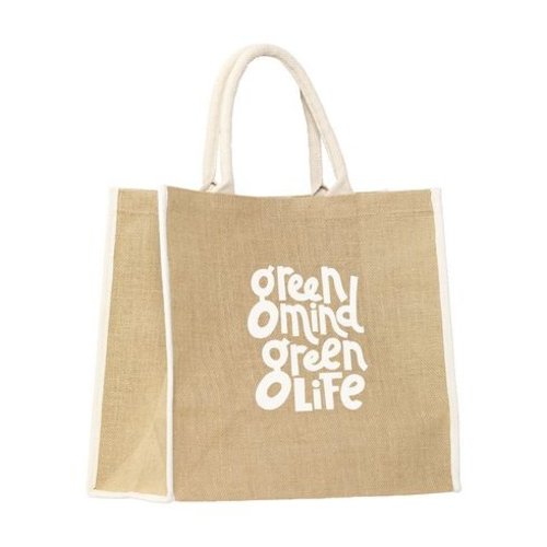 Gerano Jute Shopper winkeltas – 25L bedrukken met logo
