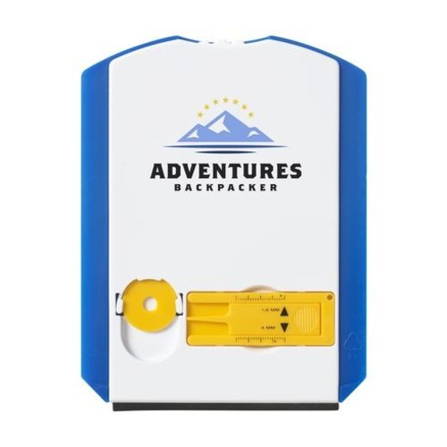 DeBle EuroNorm parkeerschijf bedrukt multifunctionele parkeerschijf met ijskrabber voor bedrijven