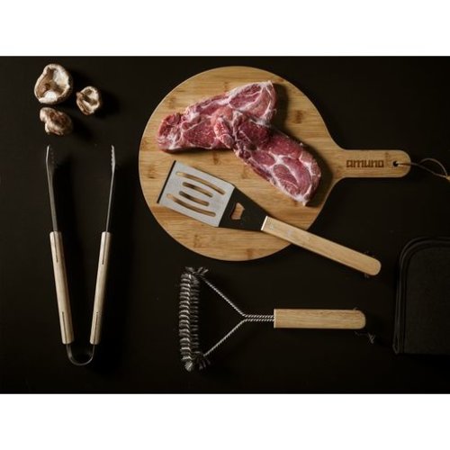 Barbecue relatiegeschenken bedrukken Verano BBQ-set barbecueset 6360