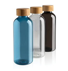 DeBle GRS RPET waterfles 660 ml met FSC bamboe dop bedrukken met logo