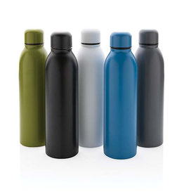 DeBle RCS gerecyclede thermosfles 500 ml P433.04 van gerecycled RVS bedrukt met logo