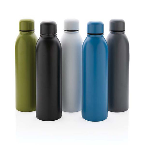 DeBle RCS gerecyclede thermosfles 500 ml P433.04 van gerecycled RVS bedrukt met logo