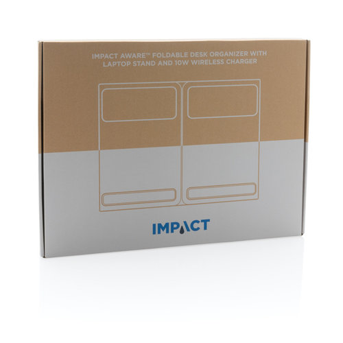 Impact AWARE RPET bureau-organizer met laptopstand P300.191 Impact AWARE RPET bureau-organizer met laptopstand P300.191