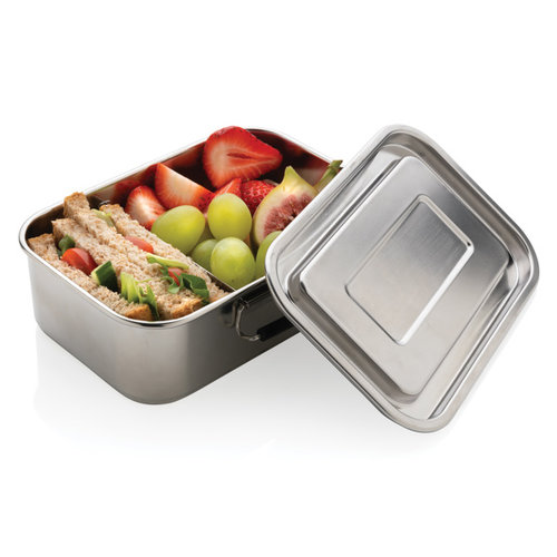 DéBlé RCS gerecycled roestvrijstalen lekvrije lunchbox P269.082 gegraveerd met logo