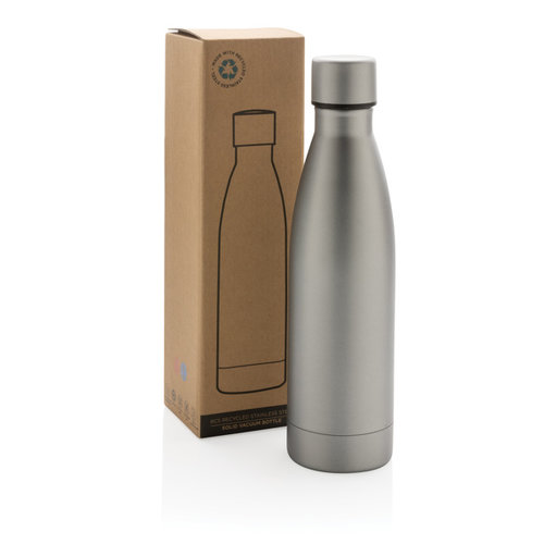 DeBle RCS Gerecyclede RVS Vacuümfles 500 ml P433.27 bedrukken met logo