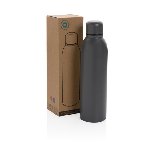 DeBle RCS gerecyclede thermosfles 500 ml P433.04 van gerecycled RVS bedrukt met logo