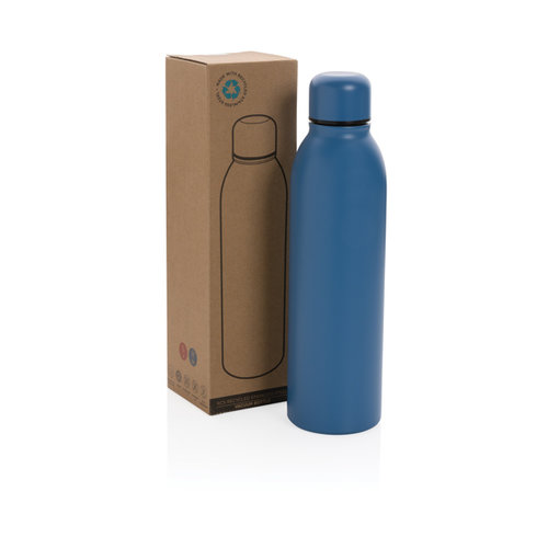 DeBle RCS gerecyclede thermosfles 500 ml P433.04 van gerecycled RVS bedrukt met logo