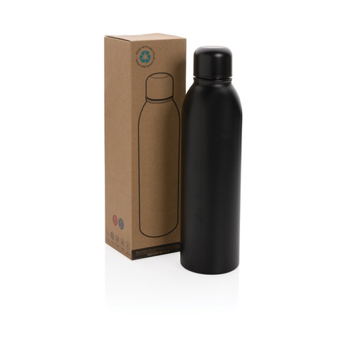 DeBle RCS gerecyclede thermosfles 500 ml P433.04 van gerecycled RVS bedrukt met logo