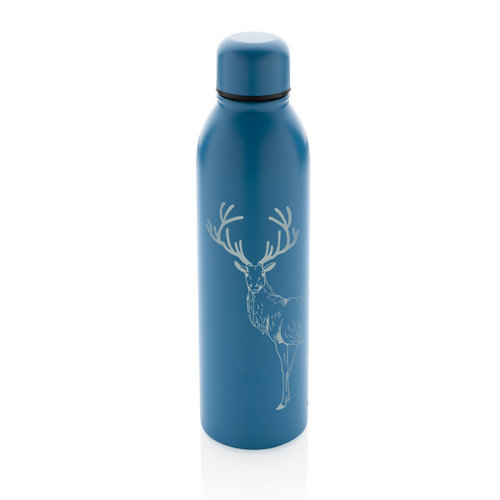 DeBle RCS gerecyclede thermosfles 500 ml P433.04 van gerecycled RVS bedrukt met logo