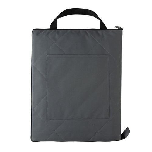 Impact Aware™ RPET opvouwbaar gewatteerd picknickkleed P459.12 met groot logovak en AWARE™ tracer
