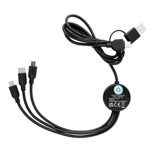 RCS recycled TPE en gerecycled plastic 6-in-1 kabel P302.481 RCS recycled TPE en gerecycled plastic 6-in-1 kabel P302.481