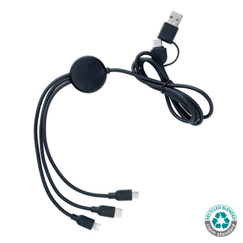 RCS recycled TPE en gerecycled plastic 6-in-1 kabel P302.481 RCS recycled TPE en gerecycled plastic 6-in-1 kabel P302.481