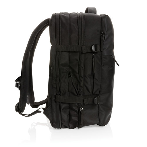 Swiss Peak AWARE™ RPET 15,6 inch uitbreidbare weekendrugzak bedrukken met logo