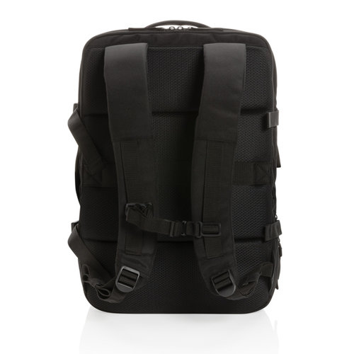 Swiss Peak AWARE™ RPET 15,6 inch uitbreidbare weekendrugzak bedrukken met logo