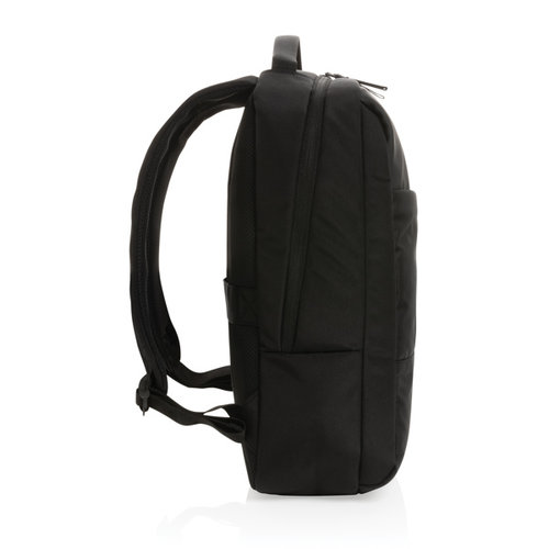 Swiss Peak laptop rugzak P762.741 met logo bedrukking DeBle duurzame rugzak relatiegeschenk NL BE