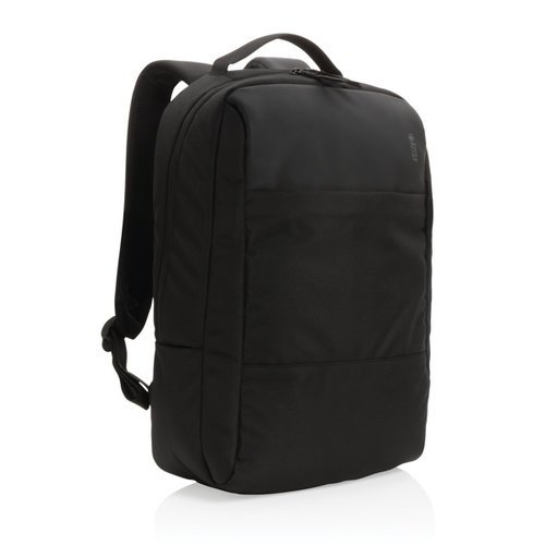 Swiss Peak laptop rugzak P762.741 met logo bedrukking DeBle duurzame rugzak relatiegeschenk NL BE