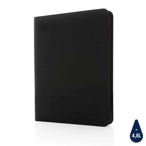 DeBle Impact Aware deluxe 300D tech portfolio met rits bedrukken met logo