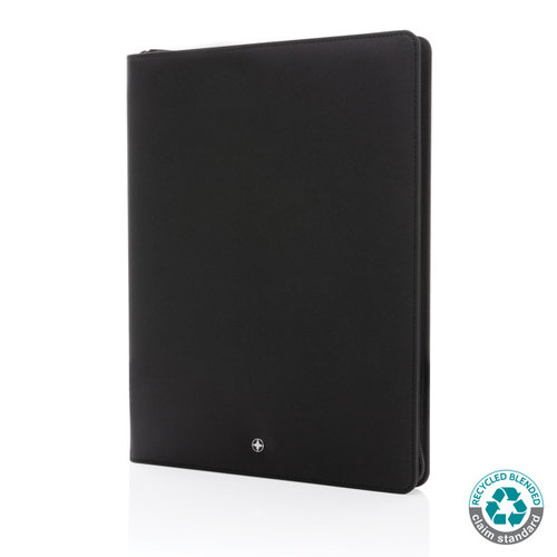 DeBle Swiss Peak Heritage RCS rPU A4 portfolio met rits bedrukken met logo