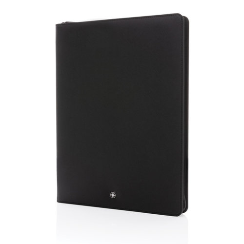 DeBle Swiss Peak Heritage RCS rPU A4 portfolio met rits bedrukken met logo