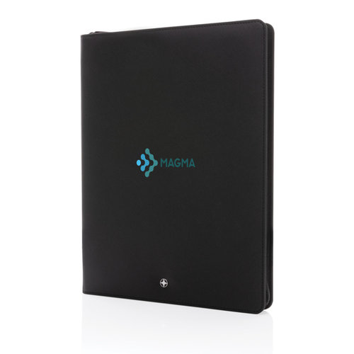 DeBle Swiss Peak Heritage RCS rPU A4 portfolio met rits bedrukken met logo