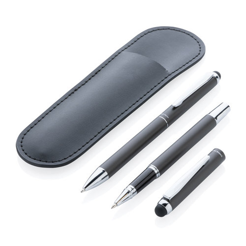 Deluxe pen set in PU etui P611.011 Deluxe pen set in PU etui P611.011