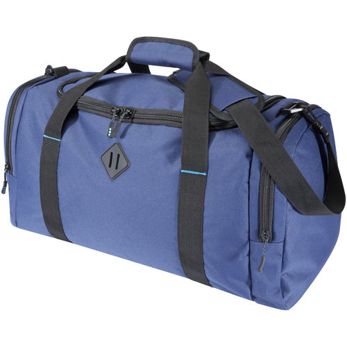 DéBlé Repreve® Ocean duffel bag van GRS RPET 35L bedrukken met logo