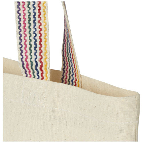 Rainbow gerecyclede katoenen draagtas 180 g/m² bedrukken met logo