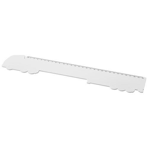 Tait liniaal van 30 cm in de vorm van een vrachtwagen van gerecycled plastic Tait liniaal van 30 cm in de vorm van een vrachtwagen van gerecycled plastic