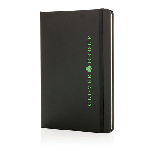 DeBle A5 hardcover PU notitieboek bedrukken met logo