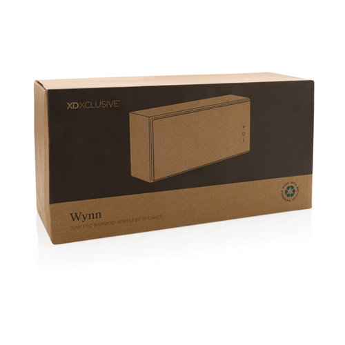 Wynn 20W FSC® bamboe draadloze luidspreker P329.659