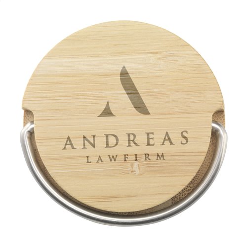 Nikko 330 ml bamboe thermosfles/thermosbeker