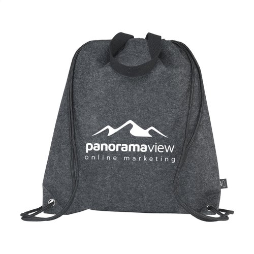 RPET Felt PromoBag Plus rugzak bedrukken met logo