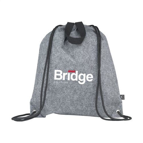 RPET Felt PromoBag Plus rugzak bedrukken met logo