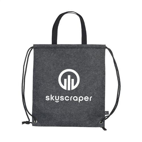 RPET Felt PromoBag Plus rugzak bedrukken met logo