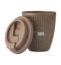 Koffietassen bedrukken Coffee-to-go thermosbeker van koffiedik