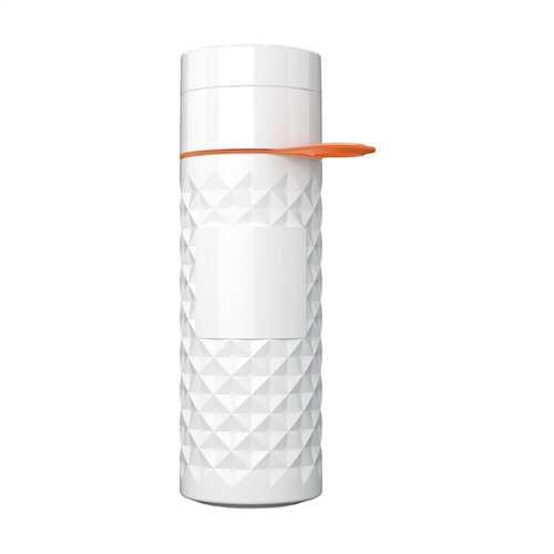 Join The Pipe Nairobi Ring Bottle White 500ml waterfles Join The Pipe Nairobi Ring Bottle White 500ml waterfles