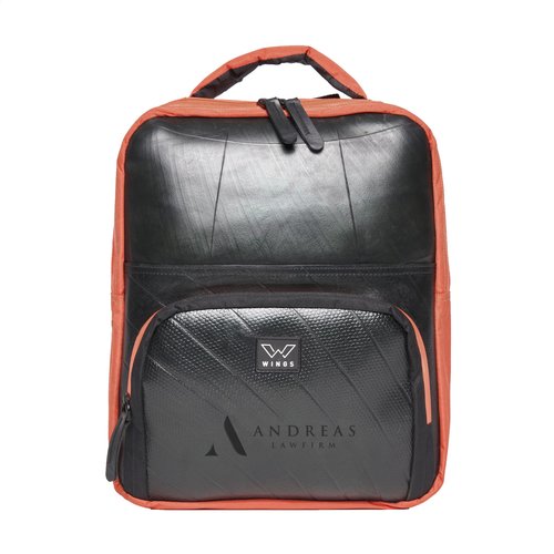 DéBlé Ecowings Funky Falcon Backpack rugzak bedrukken met logo