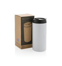 Metro RVS mok 300 ml met logo bedrukken DeBle