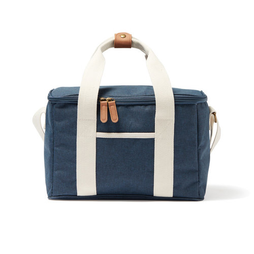 DeBle koelmand katoen imitatieleer met logo 51500