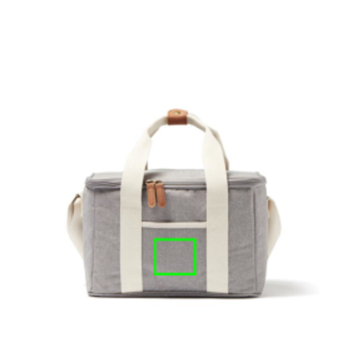 DeBle koelmand katoen imitatieleer met logo 51500